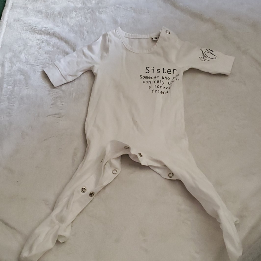 Sister onesie